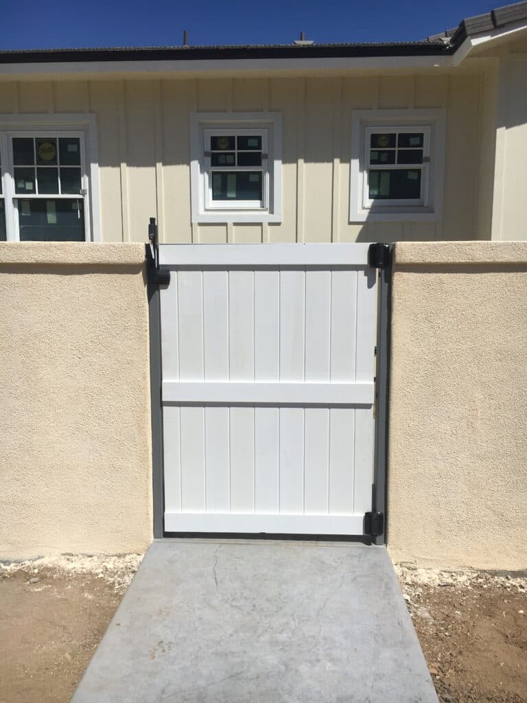 White Door Gate
