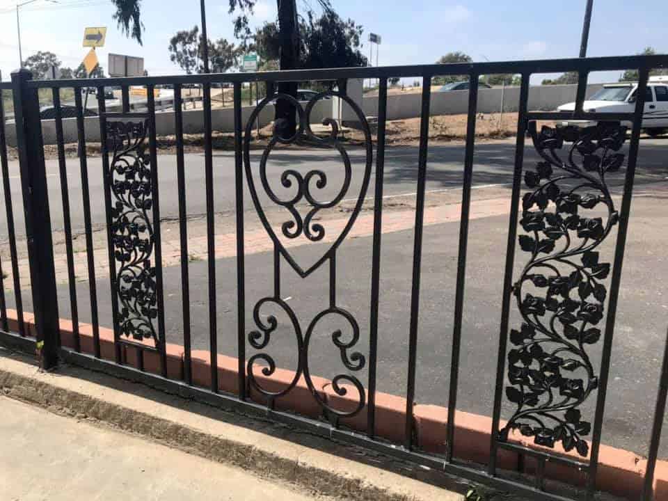 Decorative Iron Sliding Gate - Legend Fence
