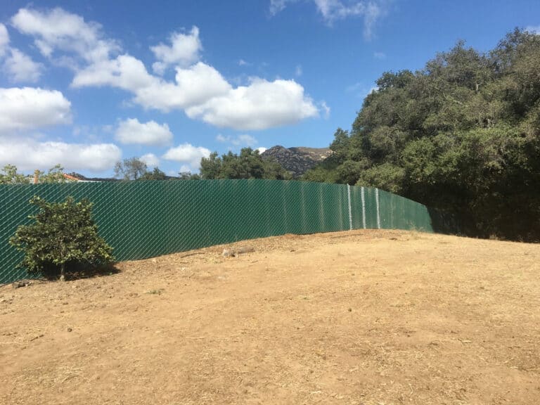 Chain Link with Privacy Slats - Legend Fence