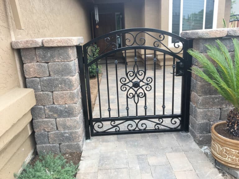 Custom Wrought Iron Gate - Legend Fence